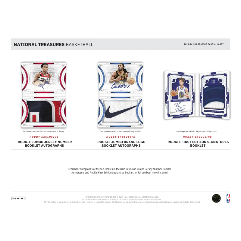 2023/24 Panini National Treasures Basketball Hobby Box