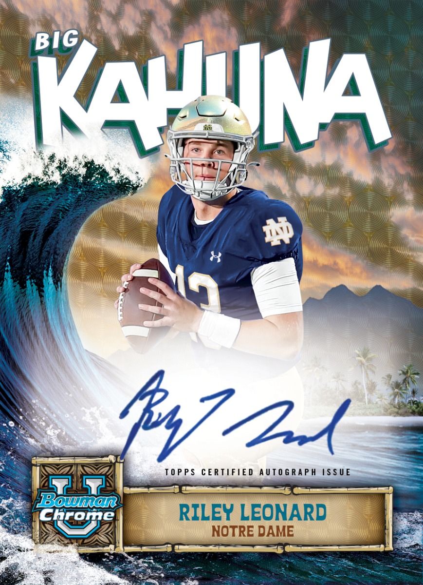 2024 Bowman University Chrome Football Jumbo Box