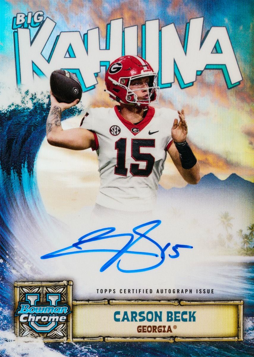 2024 Bowman University Chrome Football Jumbo Box
