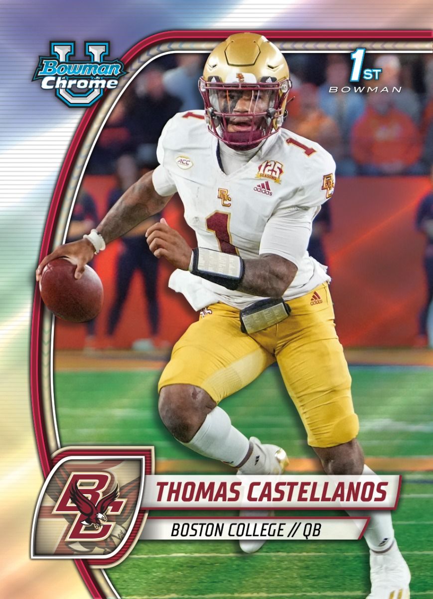 2024 Bowman University Chrome Football Jumbo Box