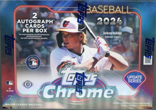 MLB 2024 TOPPS CHROME UPDATES BREAKER DELIGHT BOX