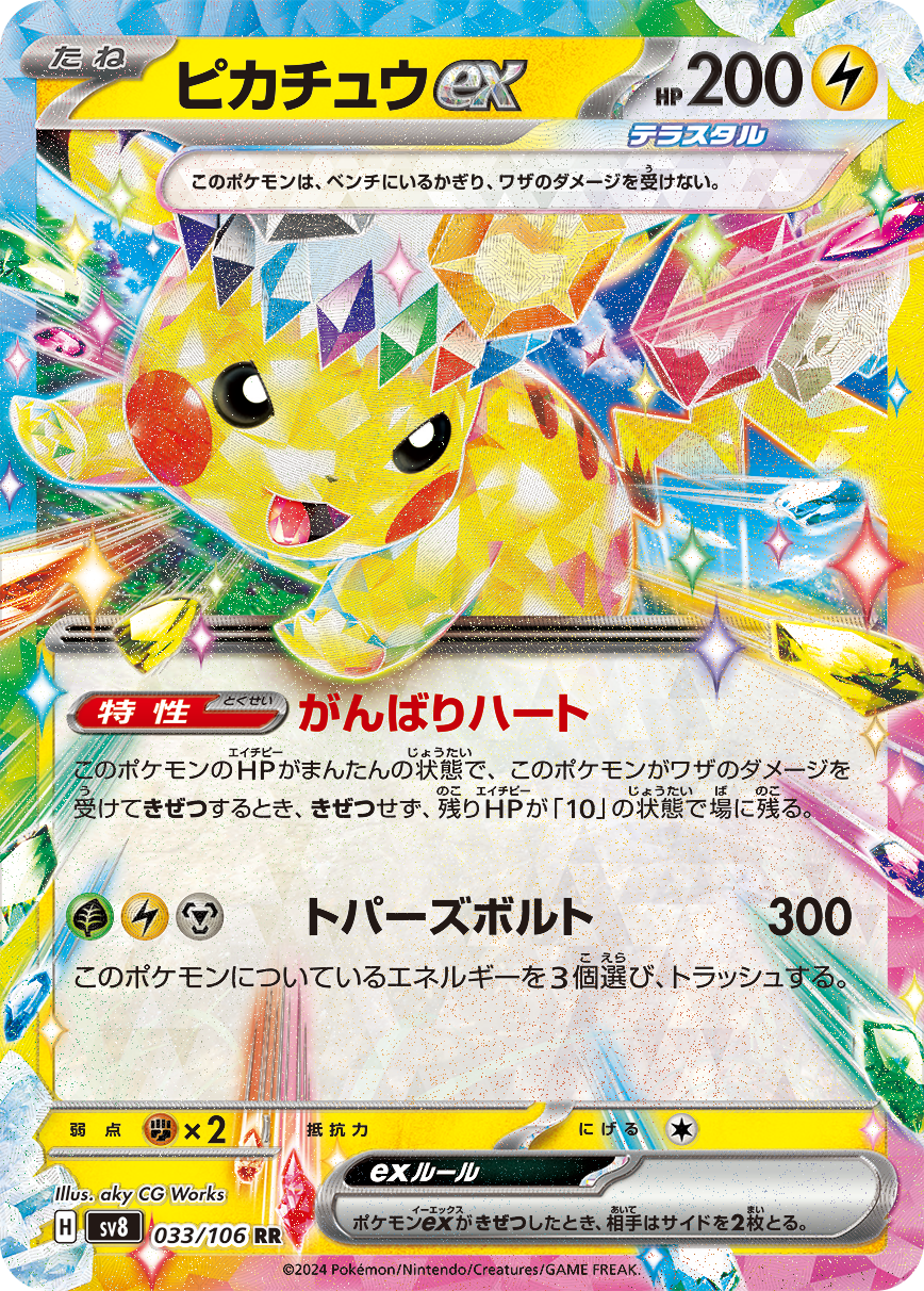 Pokemon Card Super Electric Breaker Booster Box sv8  - 12box Case