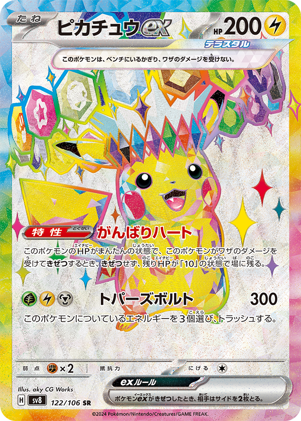 Pokemon Card Super Electric Breaker Booster Box sv8  - 12box Case